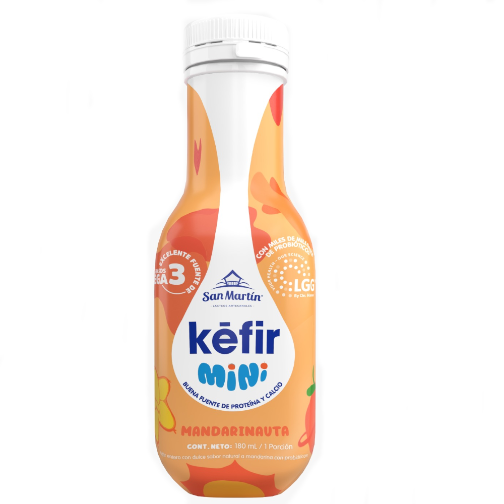 Kefir Mini San Martín Mandarinauta 180Ml | SuperBooM